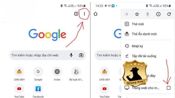 Thứ tự các bước đăng nhập bằng QR CODE