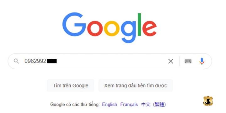 Tìm kiếm Facebook qua số điện thoại bằng Google